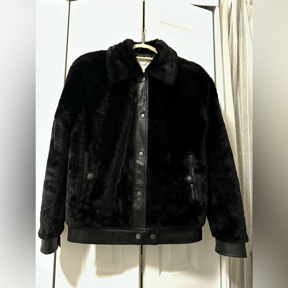 AVEC LES FILLES
Faux Shearling Jacket